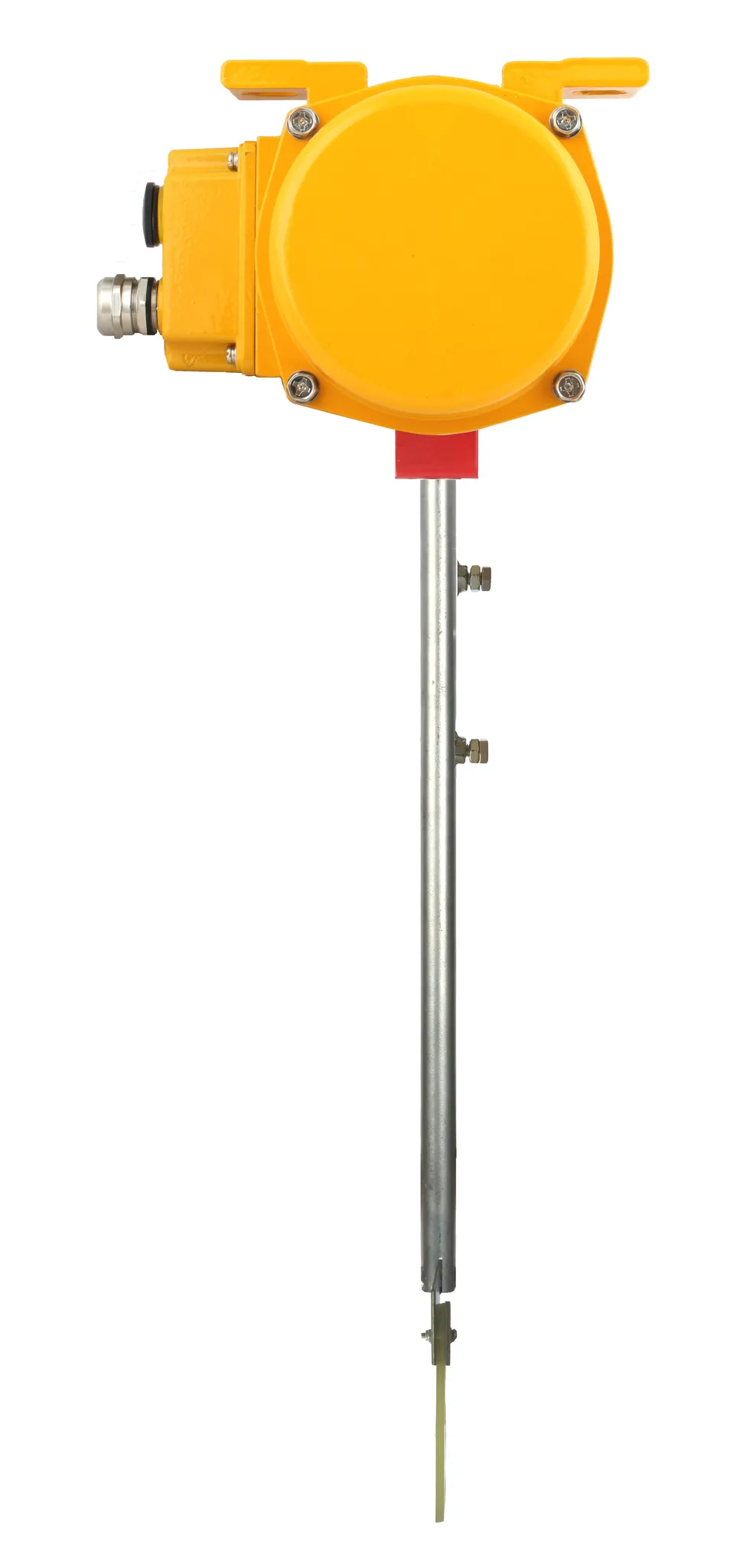 Датчик наличия препятствия на конвейерной ленте в алюм. корпусе, -40...+75С, 250 VAC, 10 A, IP65, релейный выход, штанга с лопаткой 650...950 мм, нерж. сталь/сталь/каучук