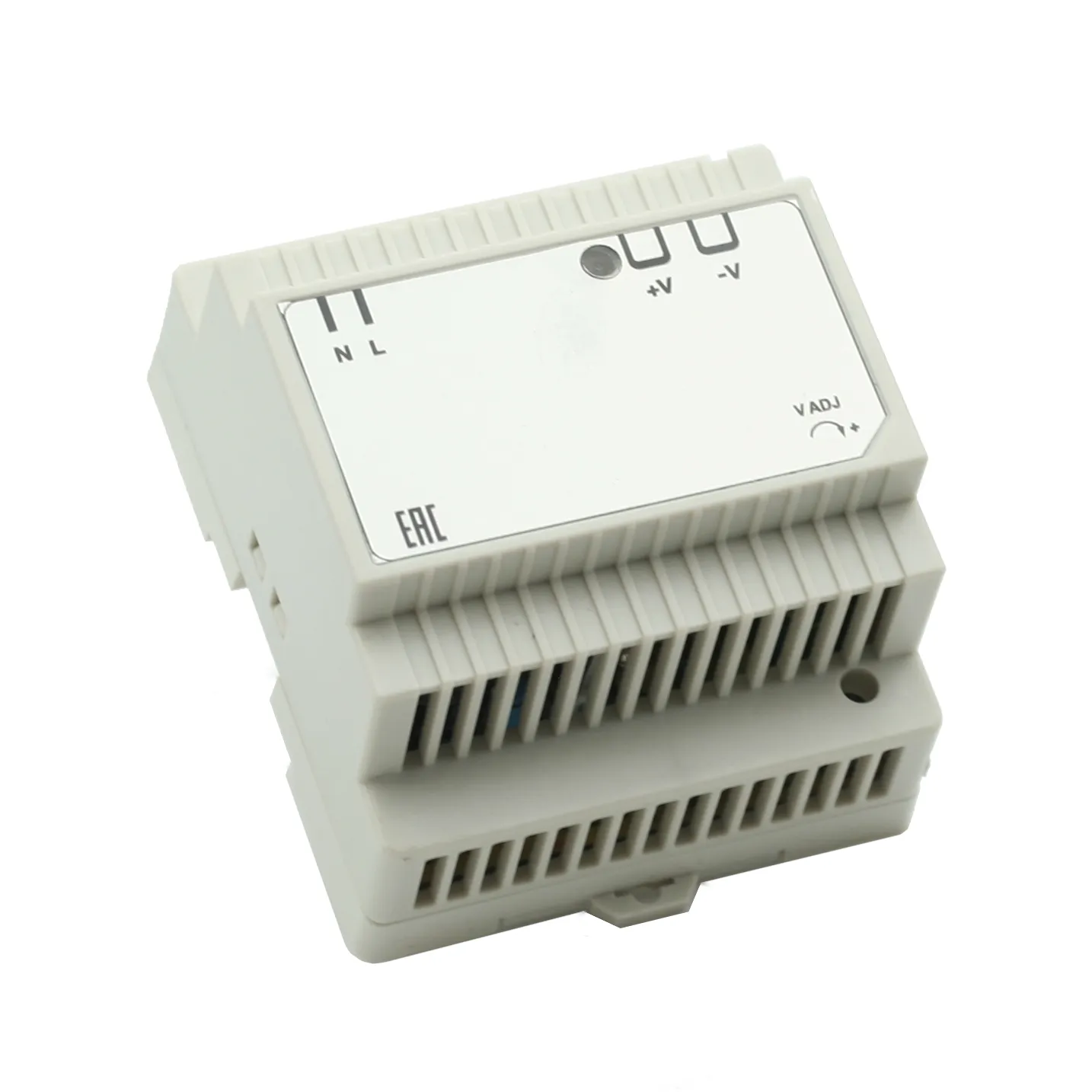 Источник питания INNOCONT. Вход: 220VAC, 0.48А, выход: 30W, 24VDC, 1.5A, -10 +50С, IP20, типы защиты: КЗ, перегрузка, перенапряжение SB-D-30-24