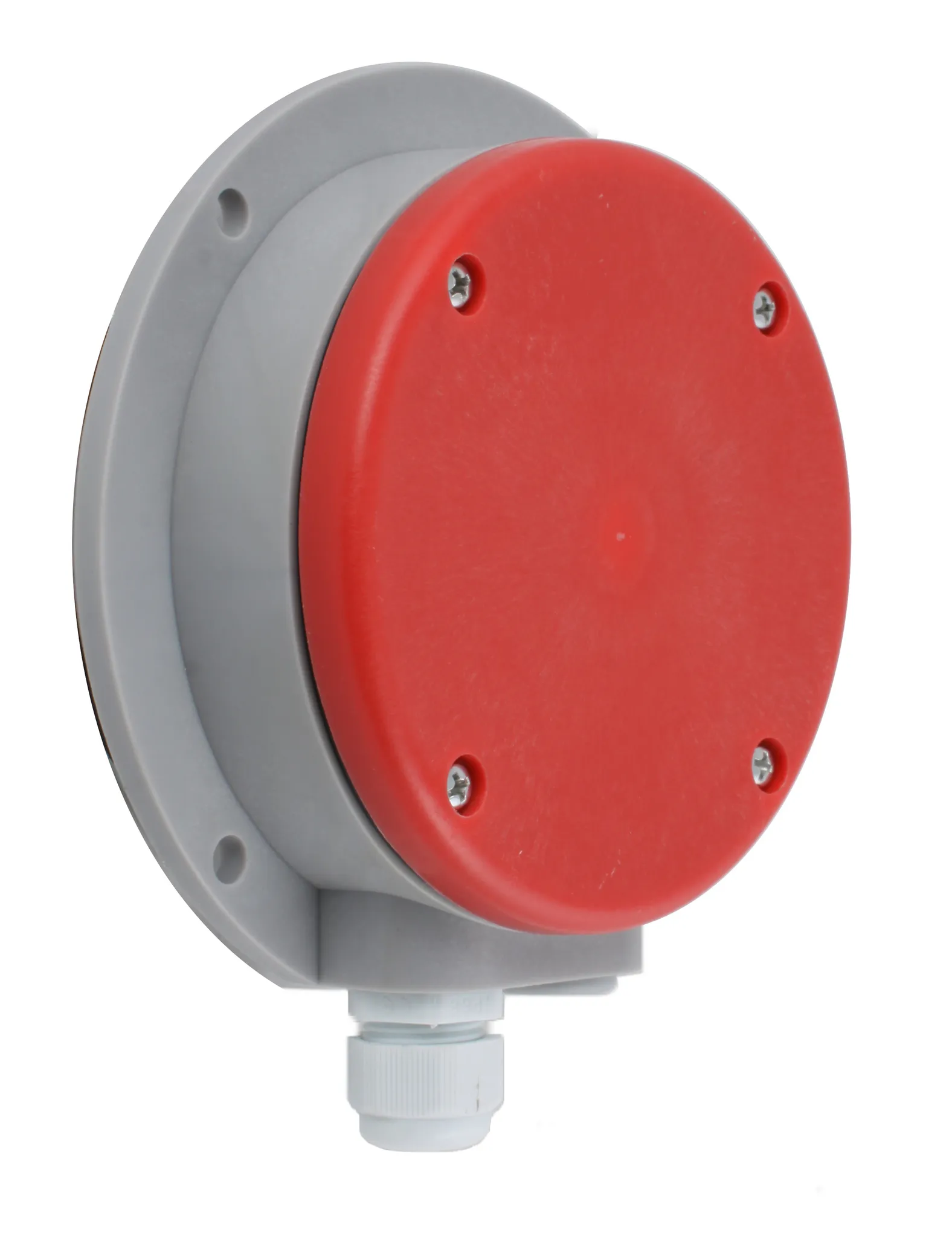 Мембранный датчик подпора для сыпучих материалов в пластиковом корпусе (аналог AKO-5330), -40 +80 С, IP54, чувств. от 300 г/л; соединение- фланец D=155 мм, мембрана- NBR, выход- реле SPDT