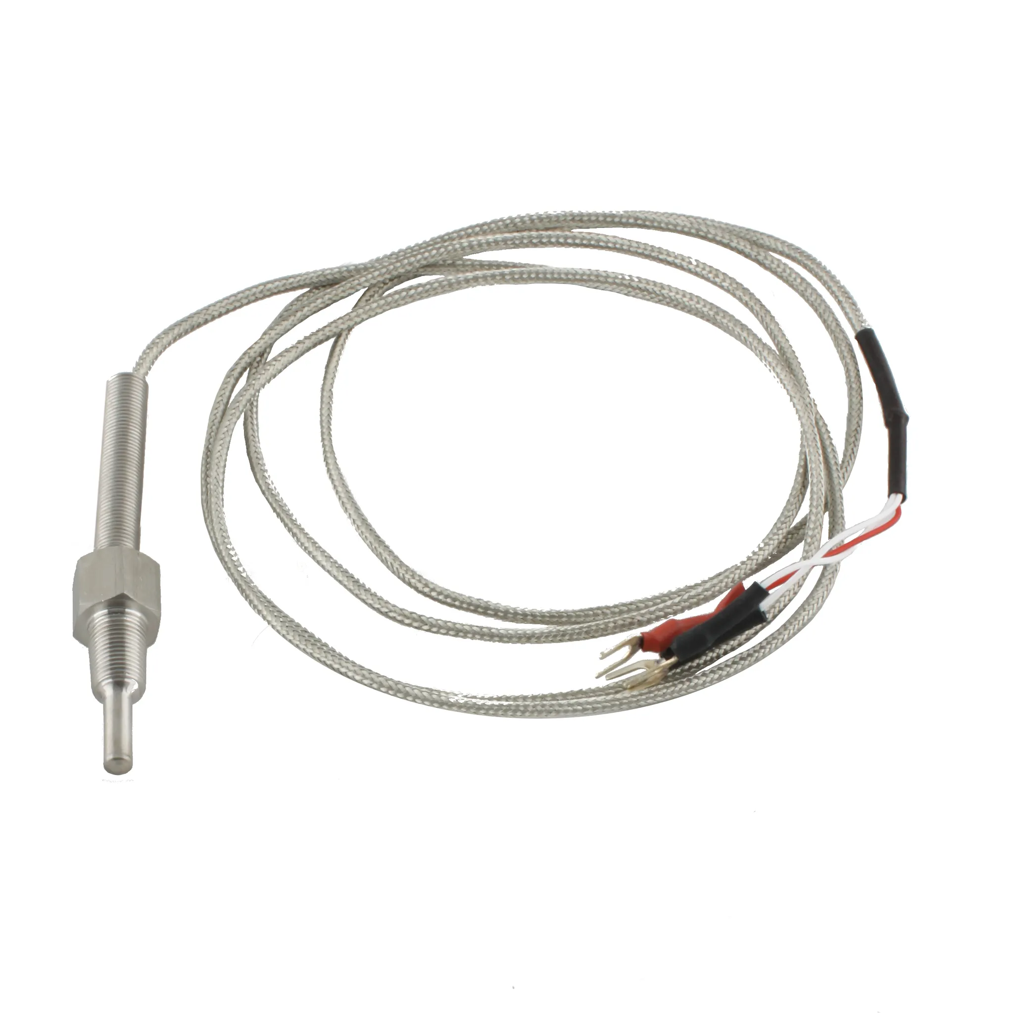 INNOCONT Датчик температуры с кабелем, исполнение N, спай Pt100, раб. часть: диаметр 4,8мм длина 30мм, резьба 1/8", длина кабеля 1.5м TS-W-N-Pt100-4,8-30-1,5-1/8