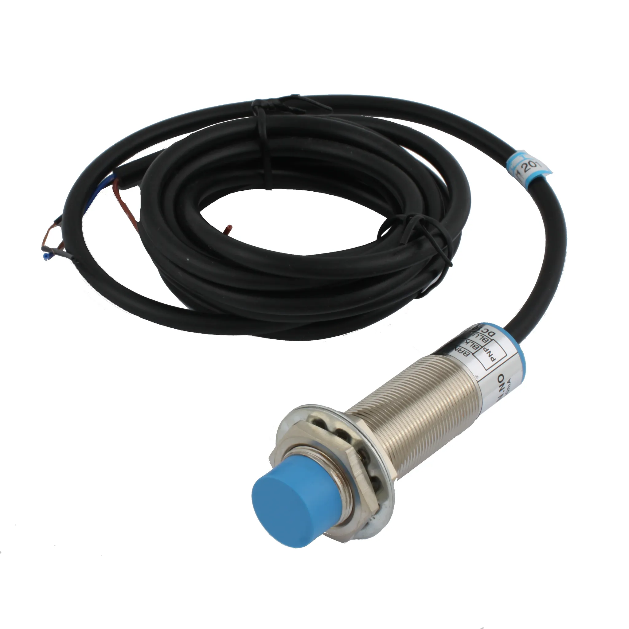 INNOCONT Емкостный датчик, M18x1, L=71 мм, зона срабатывания 10 мм, -25 +60 С, 12…24 VDC, IP65, выход: PNP NO, макс. ток 200 мА, кабель 2 м SC-18P10C