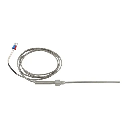 INNOCONT Датчик температуры с кабелем, исполнение N, спай CA, раб. часть: диаметр 4,8мм длина 150мм, резьба М10x1,5, длина кабеля 1.5м TS-W-N-CA-4,8-150-1,5-M10x1,5