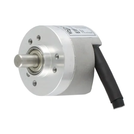 Инкрементальный программируемый энкодер D=40мм, выступающий вал 8мм, 3000 имп/об, 5…30VDC, выход TTL/HTL с инверсией