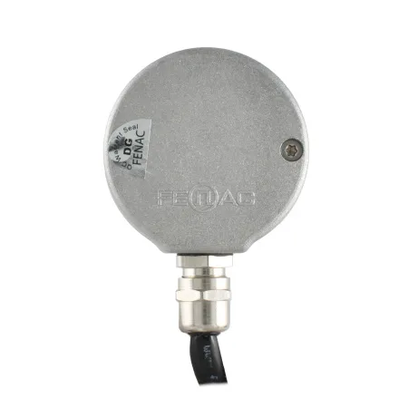 Инкрементальный программируемый энкодер D=50мм, выступающий вал 8мм, 3000 имп/об, сервофланец, 5…30VDC, выход TTL/HT