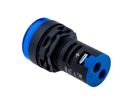 Индикатор напряжения, 5-60V DC, синий