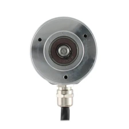 Инкрементальный программируемый энкодер D=50мм, выступающий вал 8мм, 3000 имп/об, сервофланец, 5…30VDC, выход TTL/HT