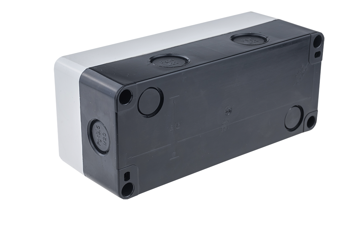 Корпус пластиковый, 4 места, серый