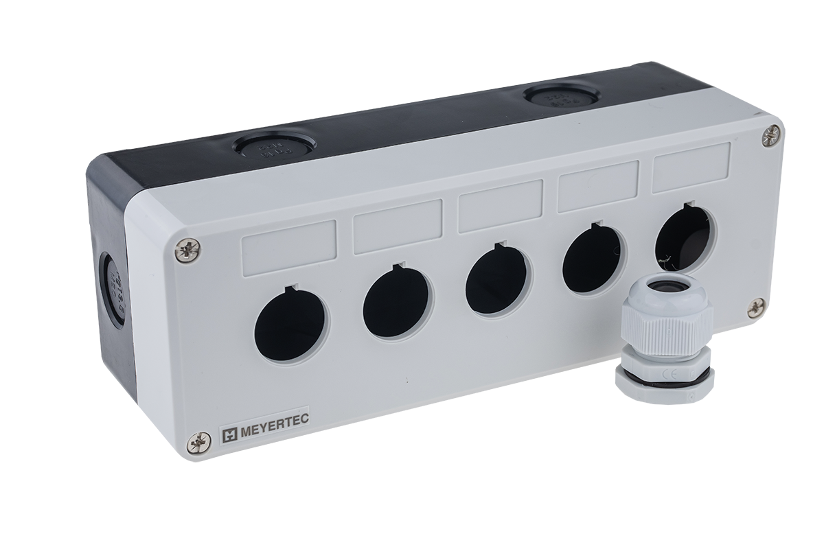 Корпус пластиковый, 5 места, серый