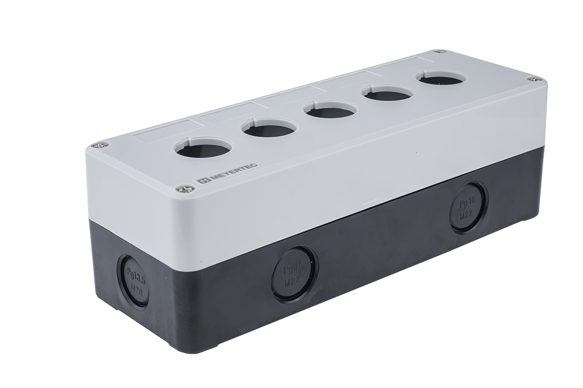 Корпус пластиковый, 5 места, серый