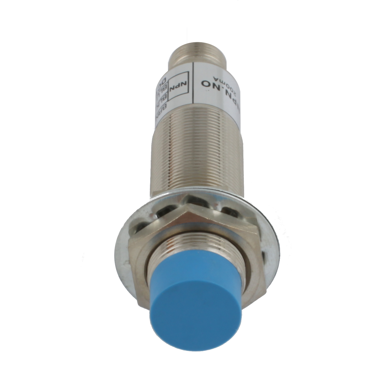 INNOCONT Индуктивный датчик, M18x1, L=73 мм, неэкранированный, зона срабатывания 8 мм, -25 +60 С, 12…24 VDC, IP67, выход: NPN NO, макс. ток 200 мА, разъем M12 SLI-18N8C