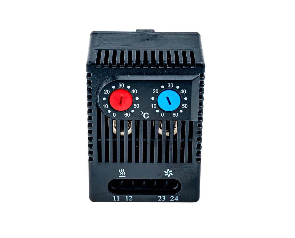 Термостат 1NO+1NC, для вентиляторов и нагревателей