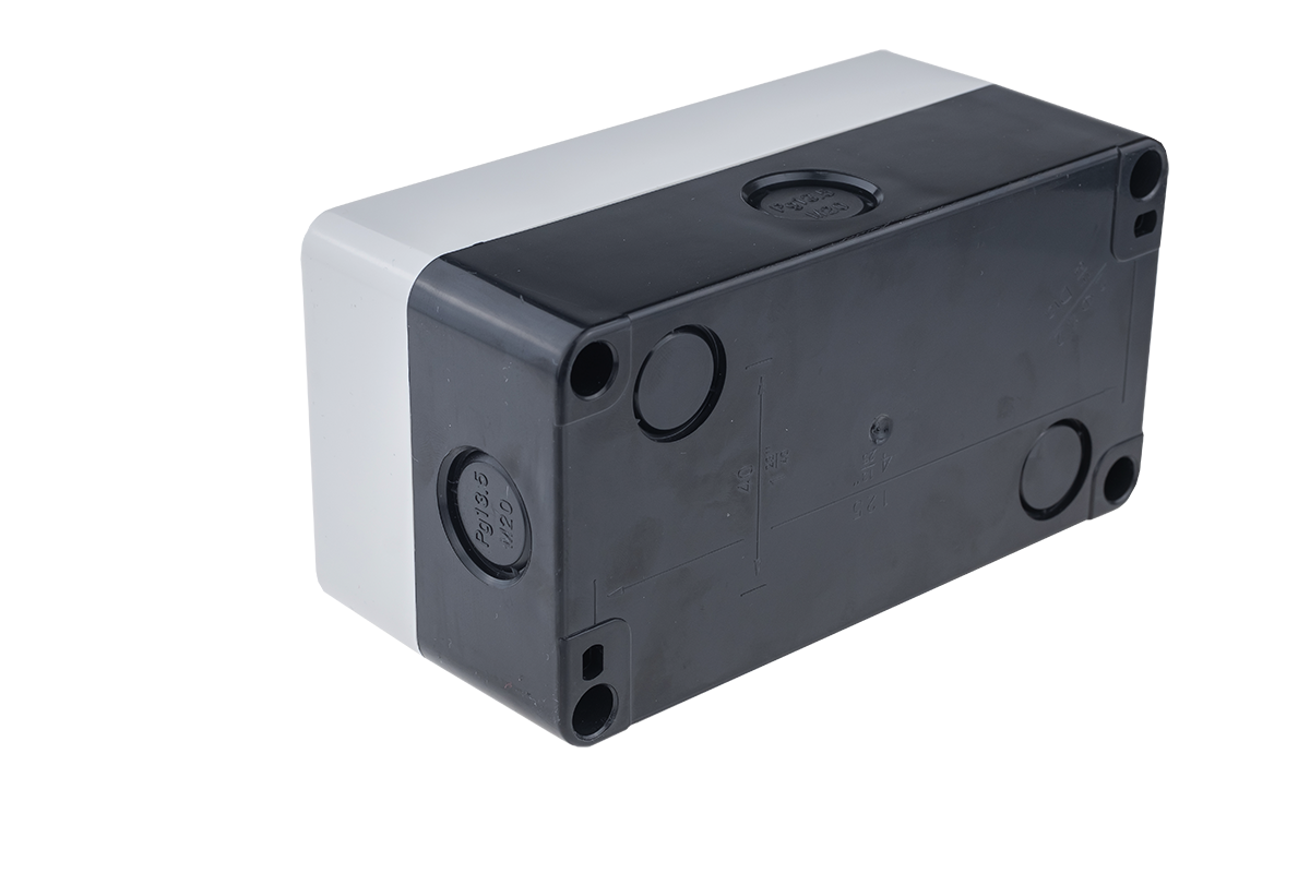 Корпус пластиковый, 3 места, серый