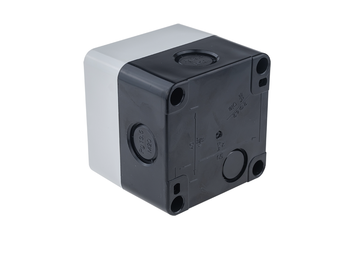 Корпус пластиковый, 1 место, серый