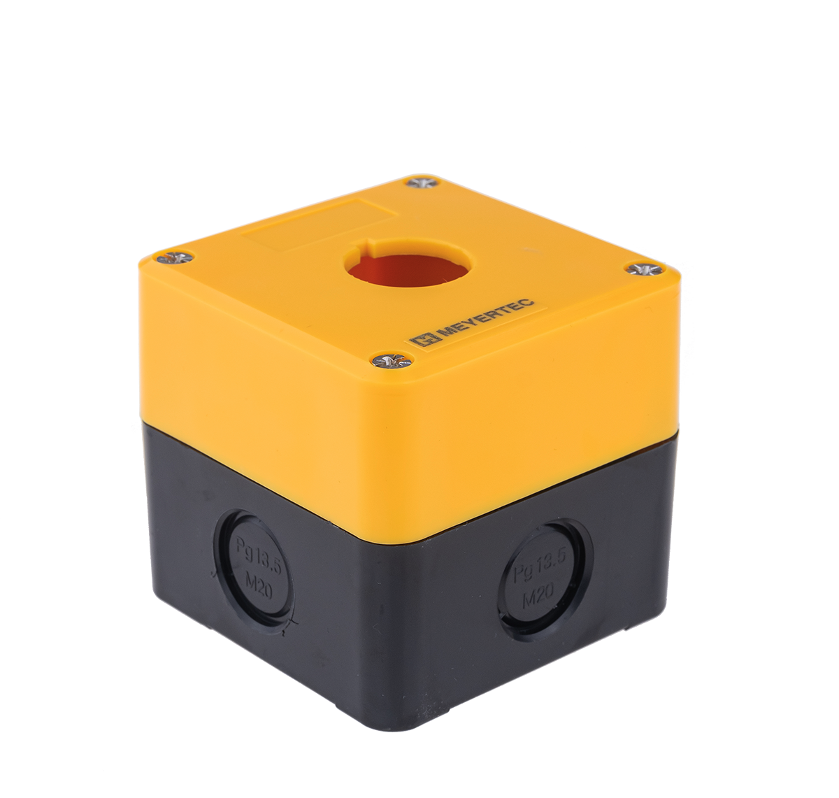 Корпус пластиковый, 1 место, желтый