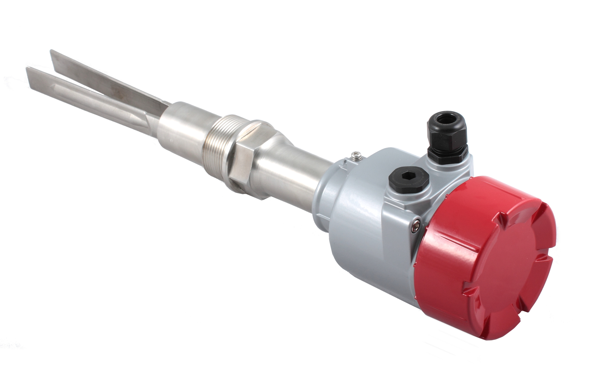 Вибрационный датчик предельного уровня сыпучих материалов в алюм. корпусе, -40 +150 С, Pmax=10 bar, 22-265 VAC - 20-46 VDC, IP 67, чувств. от 10 г/л, соединение- резьба G 1 1/2", нерж. сталь 304, удлинение 1700 мм, нерж. сталь 304, выход- реле DPDT