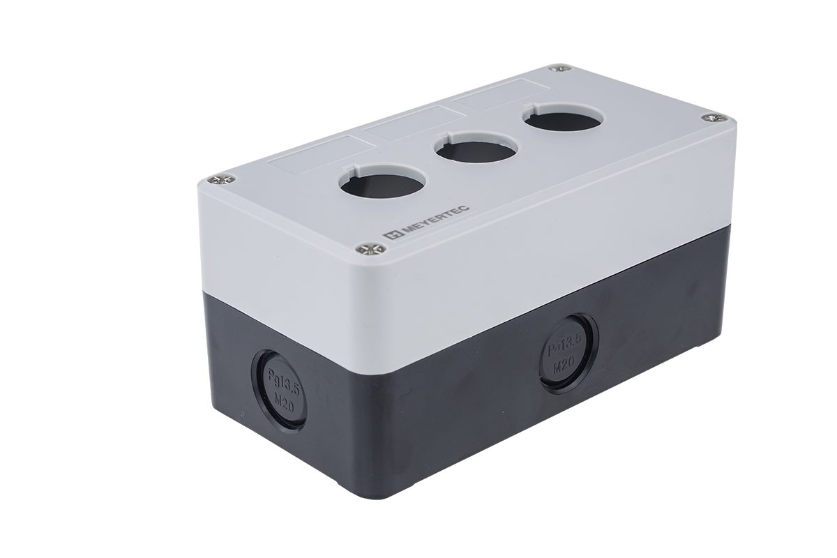 Корпус пластиковый, 3 места, серый