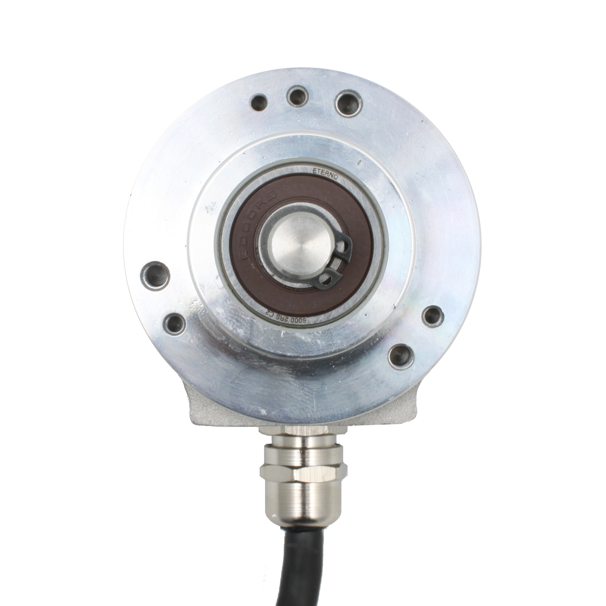 Инкрементальный программируемый энкодер D=58мм, выступающий вал 10мм, 3000 имп/об, 5…30VDC, выход TTL/HTL с инверсие